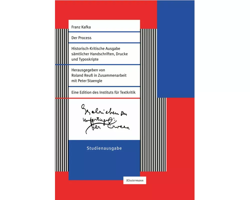 Der Process. Studienausgabe