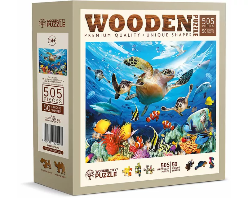 Holzpuzzle L Ocean life