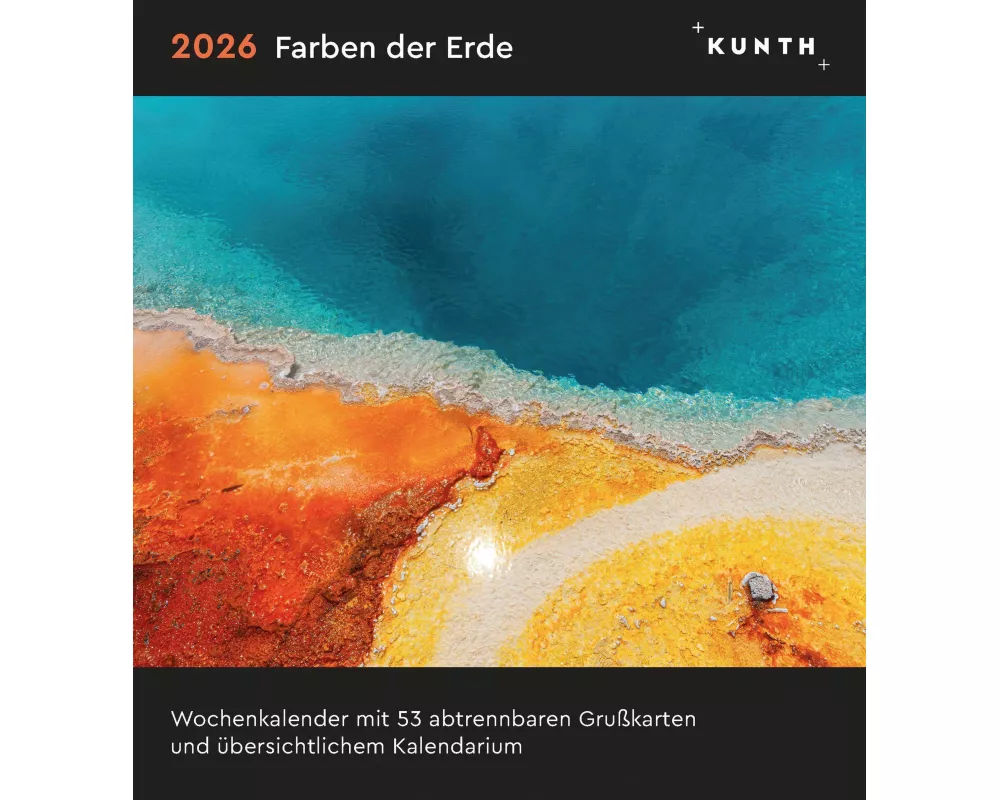 Farben der Erde - KUNTH Postkartenkalender 2026