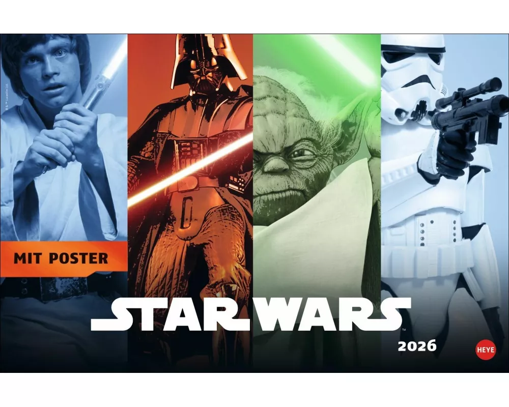 Star Wars Broschur XL Kalender 2026