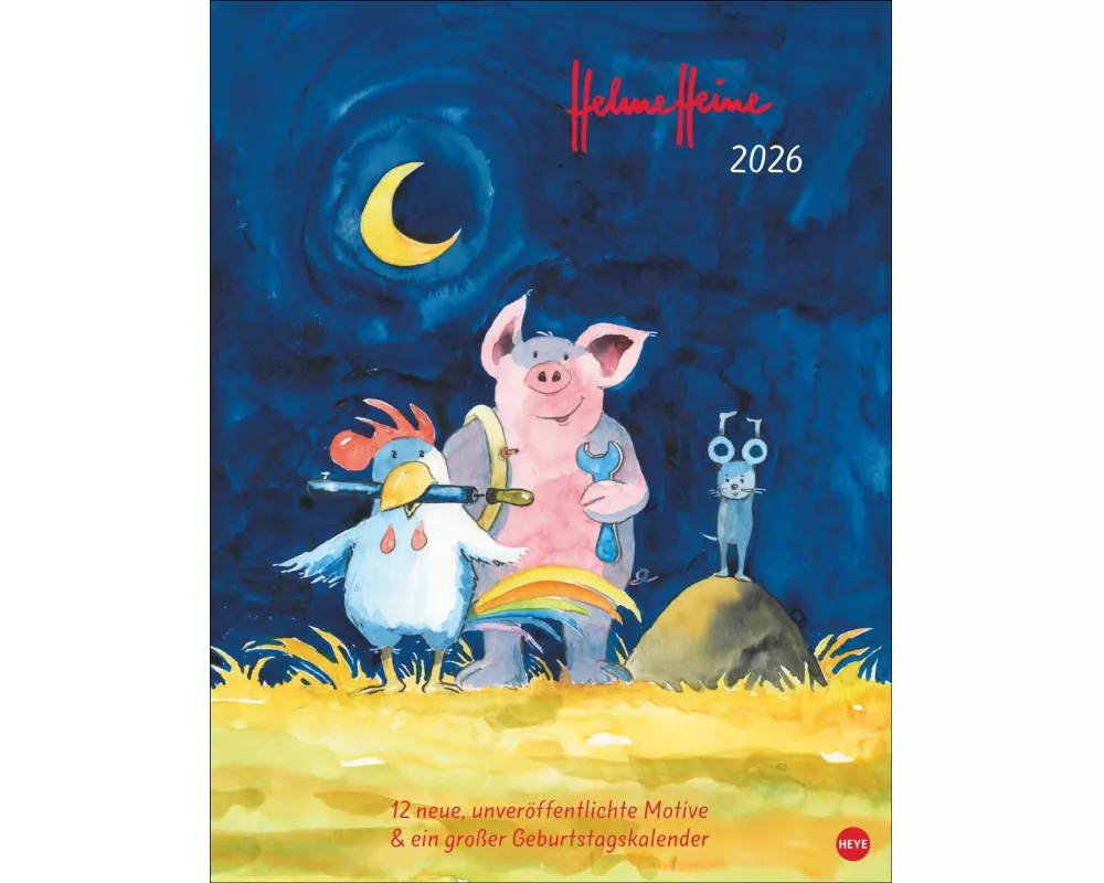 Helme Heine: Edition Kalender 2026
