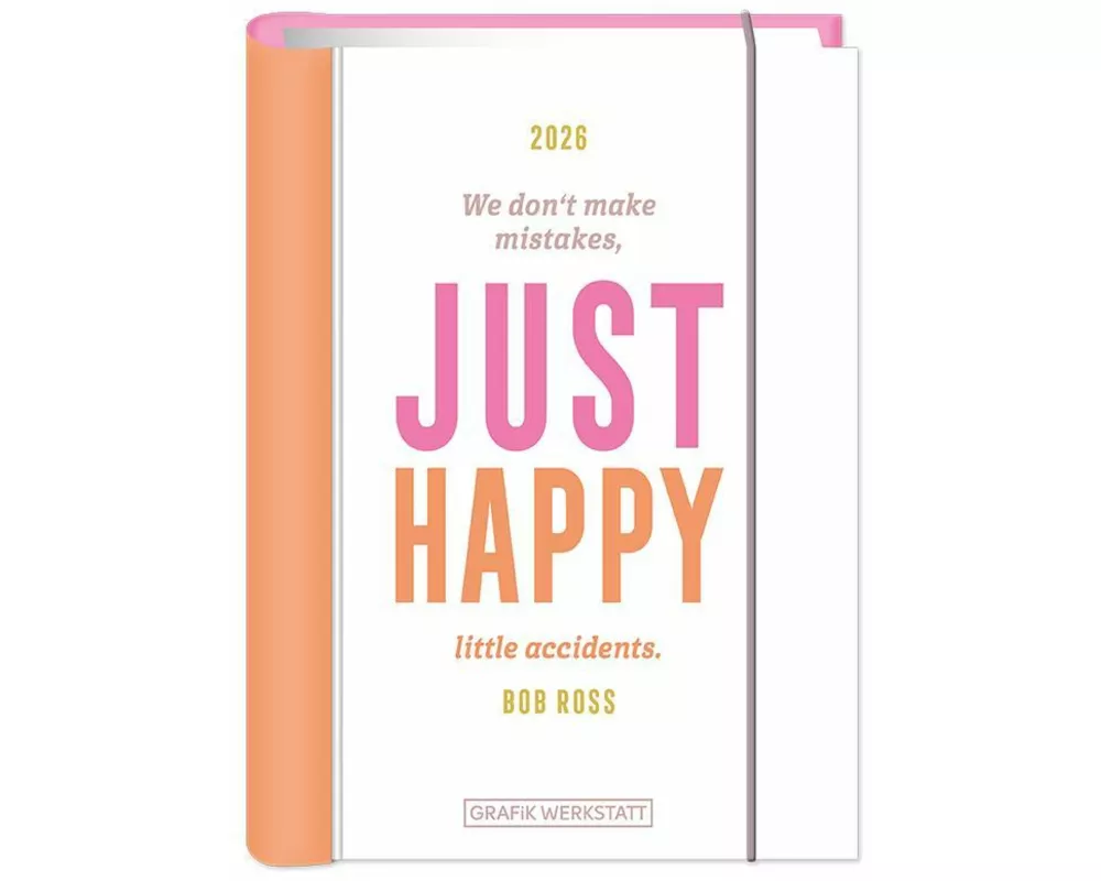 Terminplaner 2026 Just happy