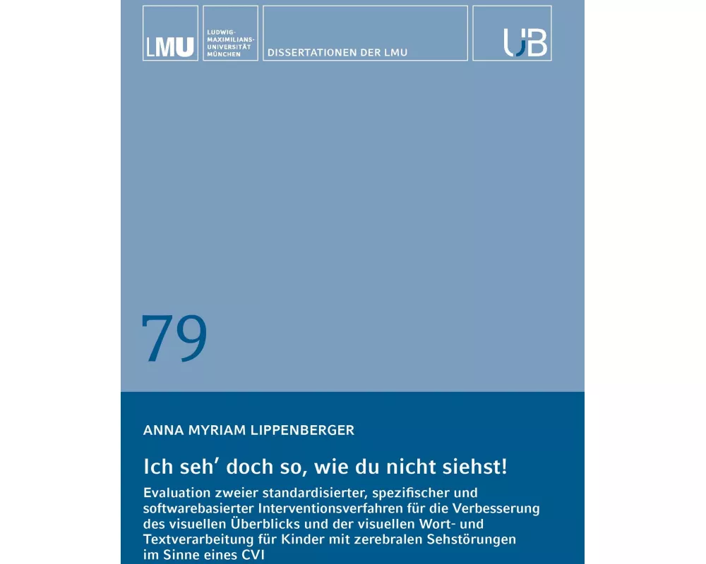 Ich seh' doch so, wie du nicht siehst!