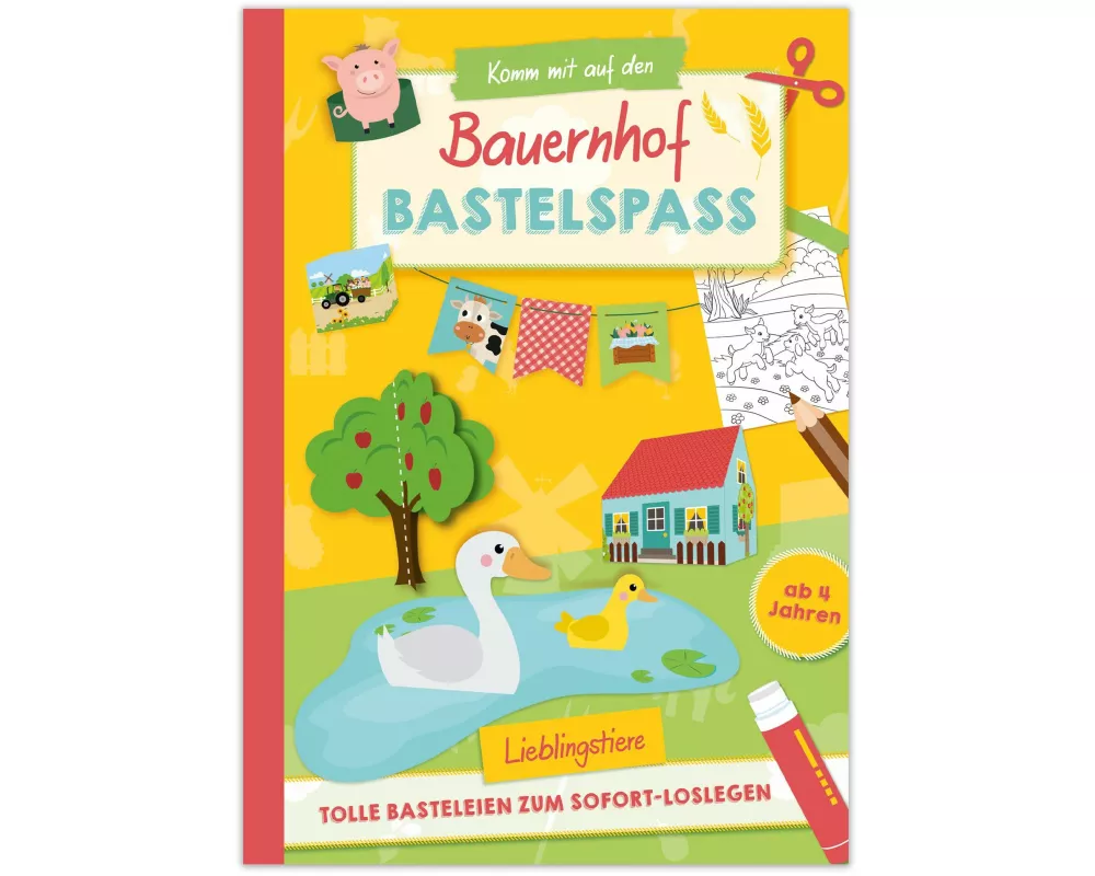 Activity Heft: Komm mit auf den Bauernhof - Bastelspaß