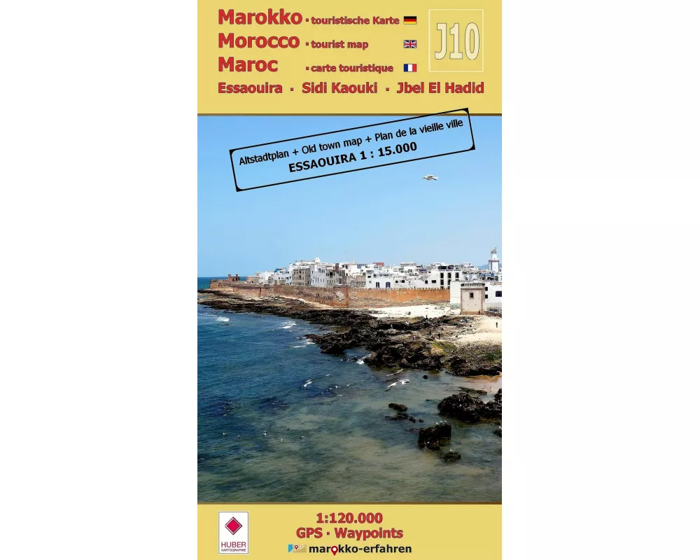 J10: Essaouira - Sidi Kaouki - Jbel El Hadid + Altstadtplan Essaouira
