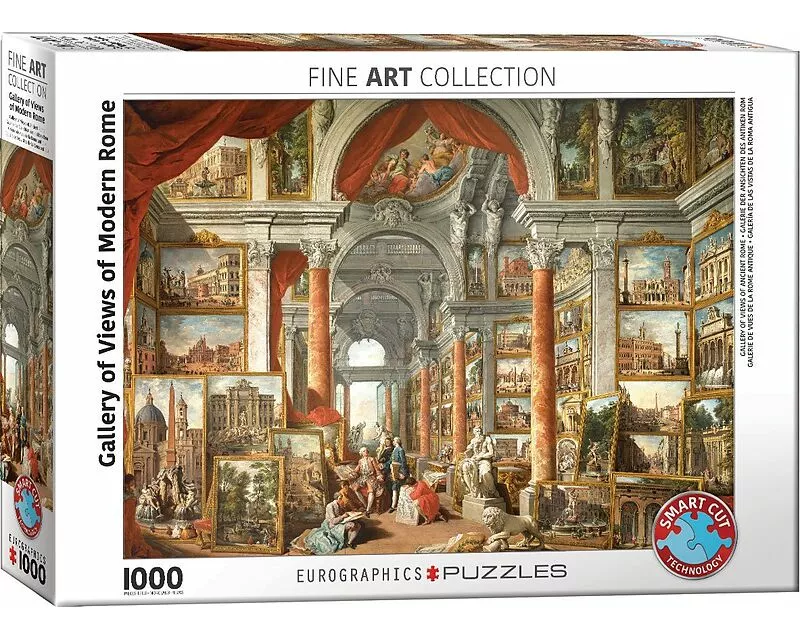 Puzzle 1000 Teile - Galerie der Ansichten des modernen Rom