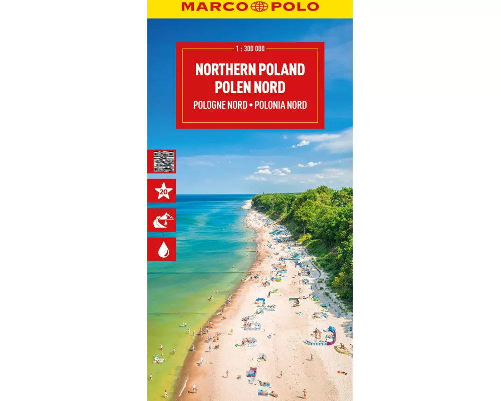 MARCO POLO Reisekarte Polen Nord 1:300.000