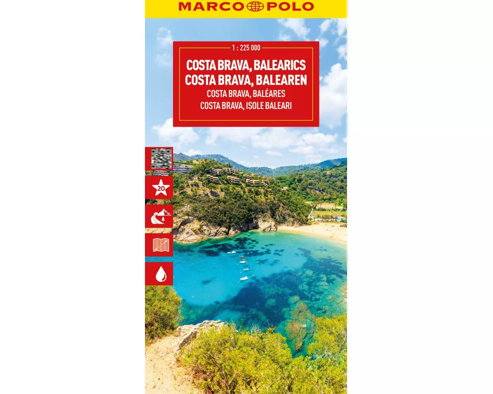 MARCO POLO Reisekarte Costa Brava, Balearen 1:225.000