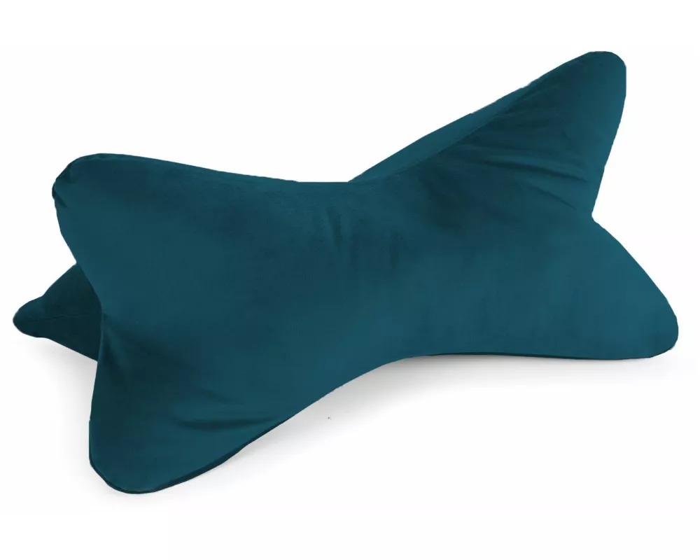 Bookiepad Leseknochen Cozy Samt - petrol