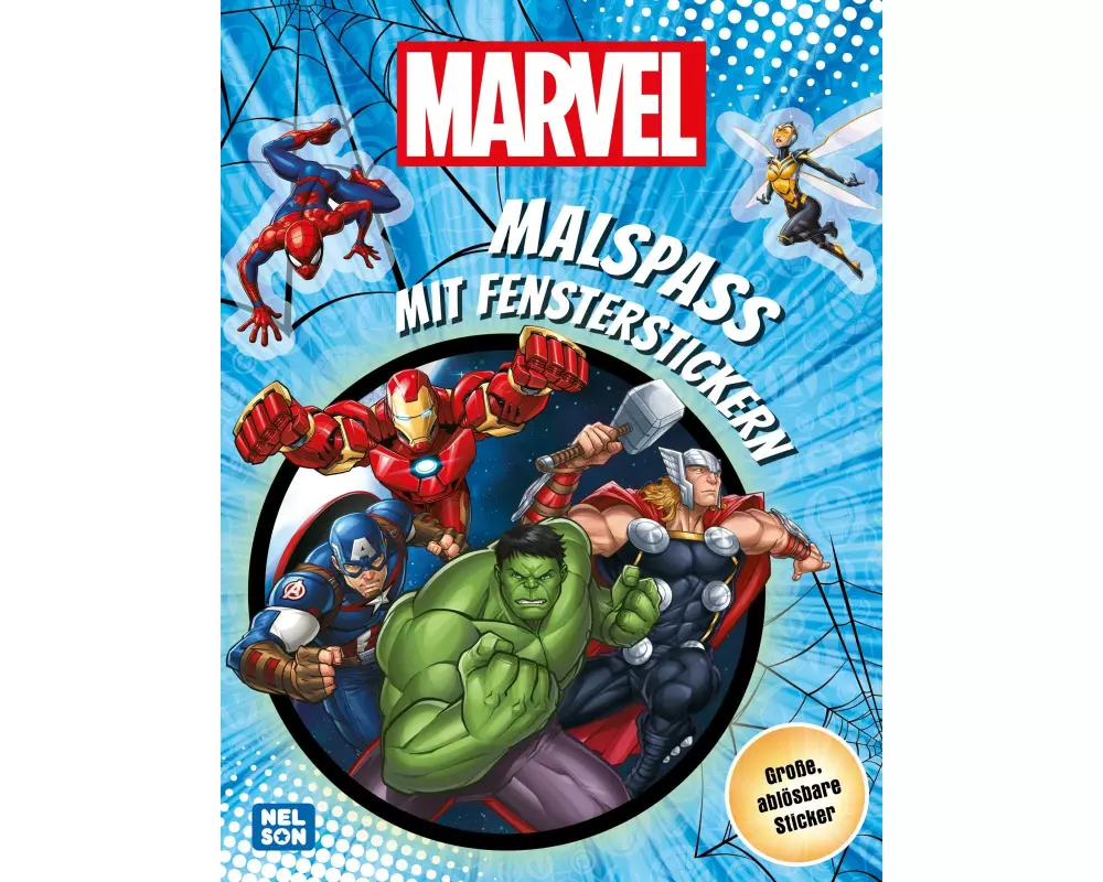 MARVEL: Malspaß mit Fensterstickern