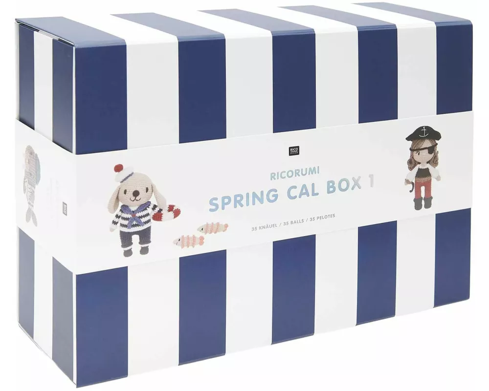 Ricorumi Spring CAL Kit I - Maritime, 27x Ricorumi, 6x Ricorumi Twinkly Twinkly, 1x Ricorumi Neon, 1x Ricorumi Lamé