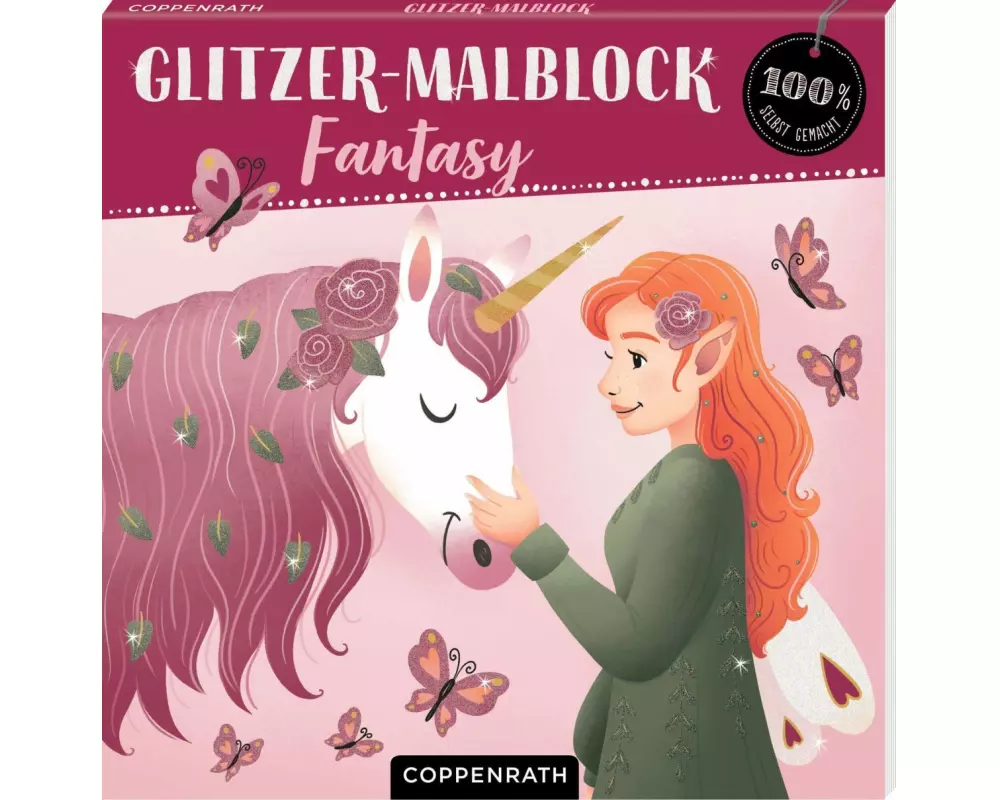 Glitzer-Malblock