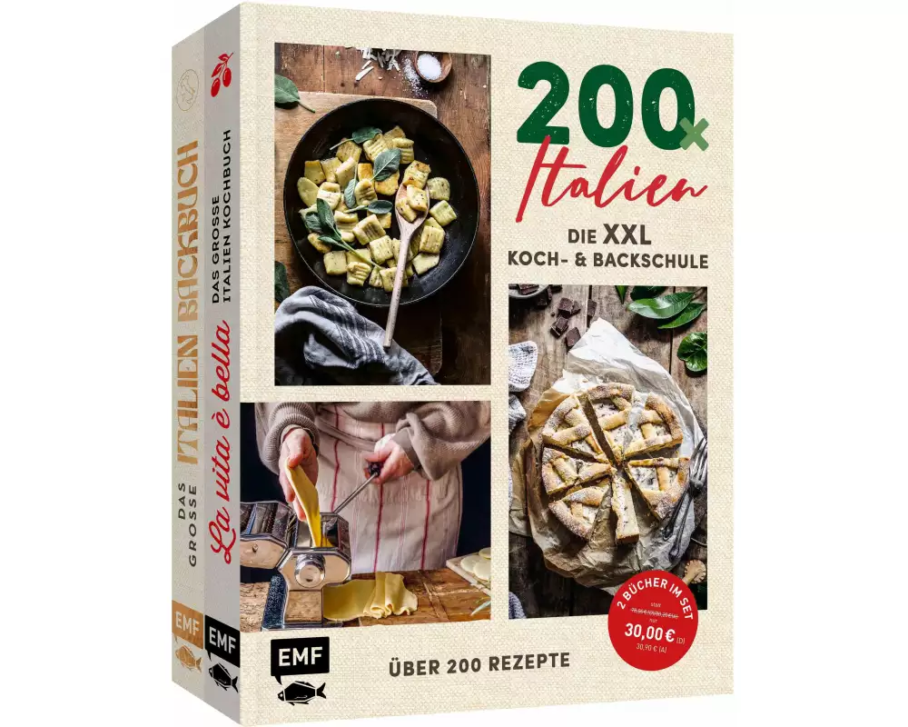 200 x Italien – Die XXL Koch- und Backschule