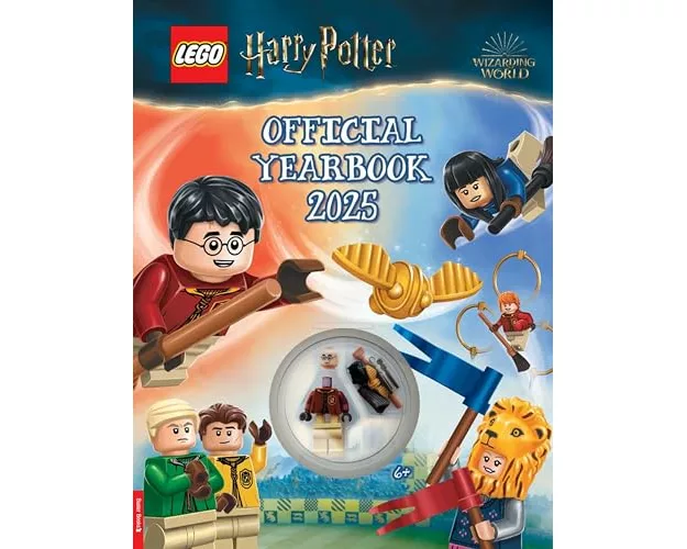 LEGO Harry Potter™: Official Yearbook 2025 (with Harry Potter minifigure, broomstick and Golden Snitch™)