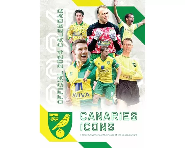 The Official Canaries Icons A3 Calendar 2024