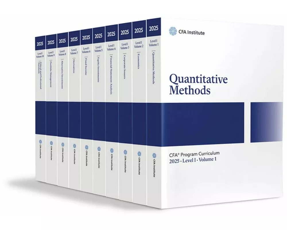 2025 Cfa Program Curriculum Level I Box Set