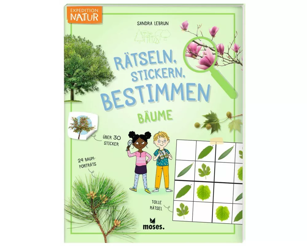 Expedition Natur Rätseln, Stickern, Bestimmen - Bäume