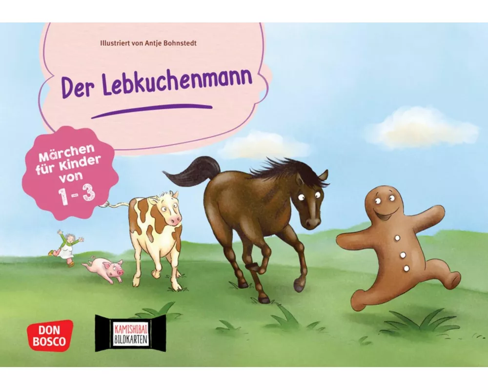 Der Lebkuchenmann. Kamishibai Bildkartenset