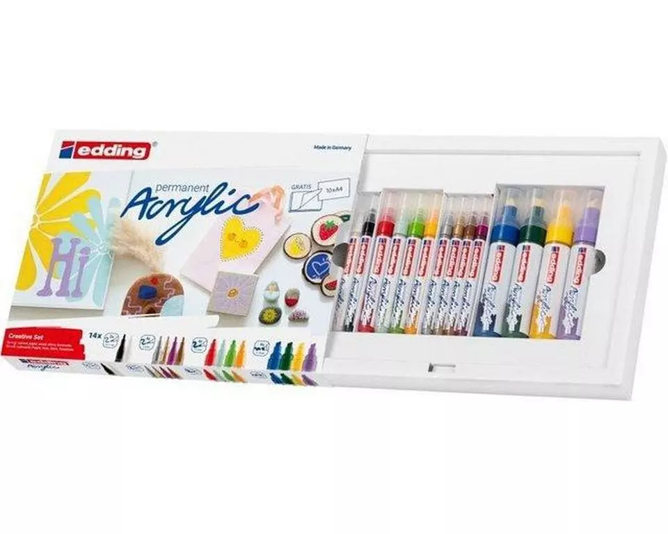 edding Acrylmarker-Kreativset Basic E-14