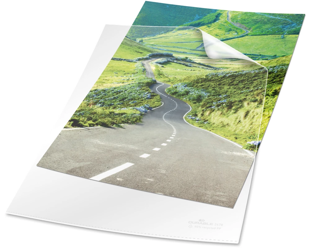 DURABLE Sichtmappen recycling A4 247819 transparent 100 Stück