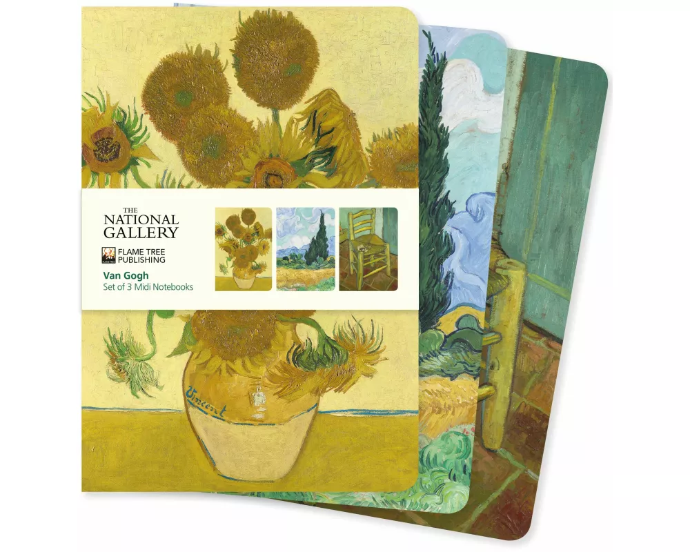 National Gallery: Van Gogh Set of 3 Midi Notebooks