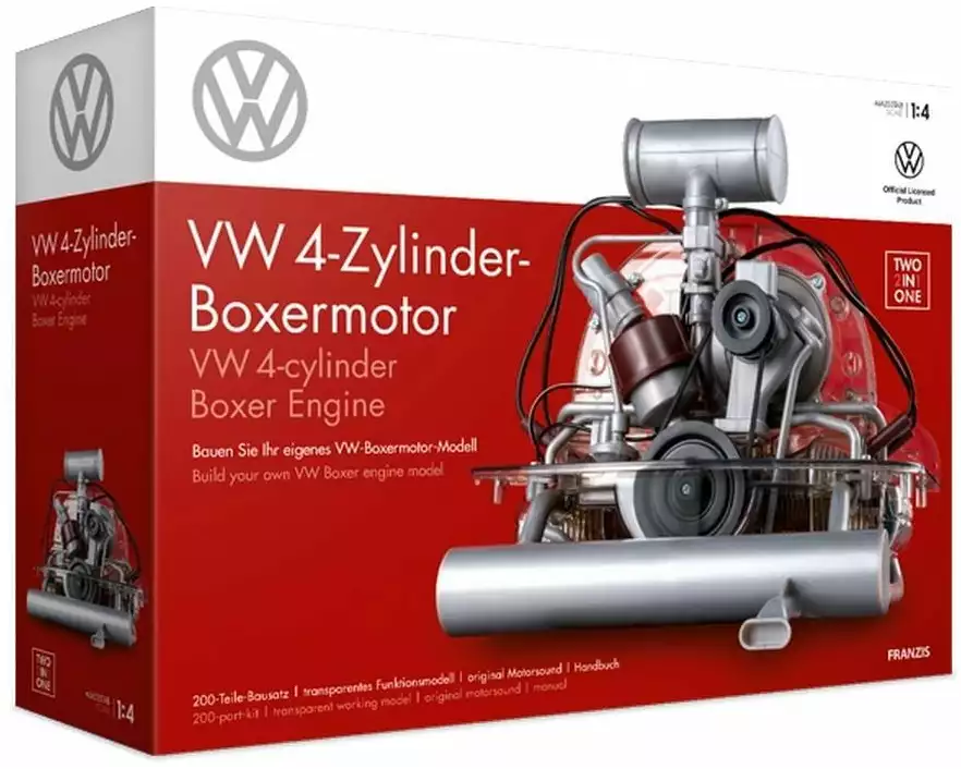 Franzis 4-Zylinder-Boxermotor 1:4