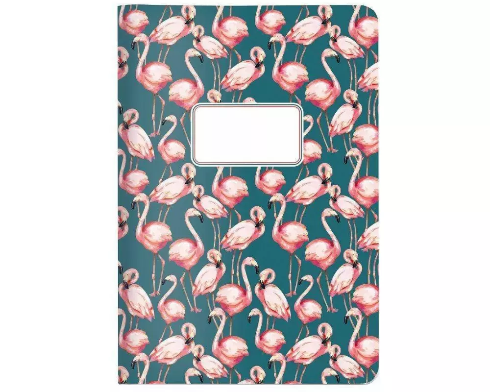 Hefte A5 Pattern Pink Flamingo