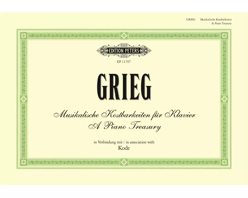 Musikalische Kostbarkeiten für Klavier / A Piano Treasury Für Klavier