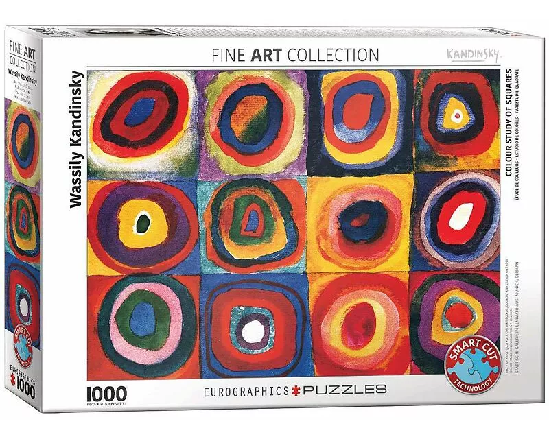 Puzzle 1000 Teile - Kandinsky W: Kandinsky Study Squares