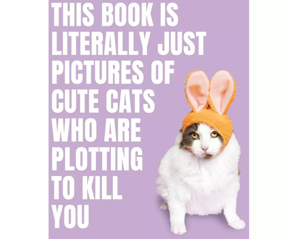 This Book is Literally Just Pictures of Cute Cats Who Are Plotting to Kill You
