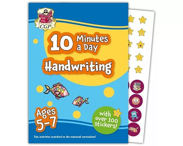 10 Minutes a Day Handwriting for Ages 5-7 (with over 100 stickers)