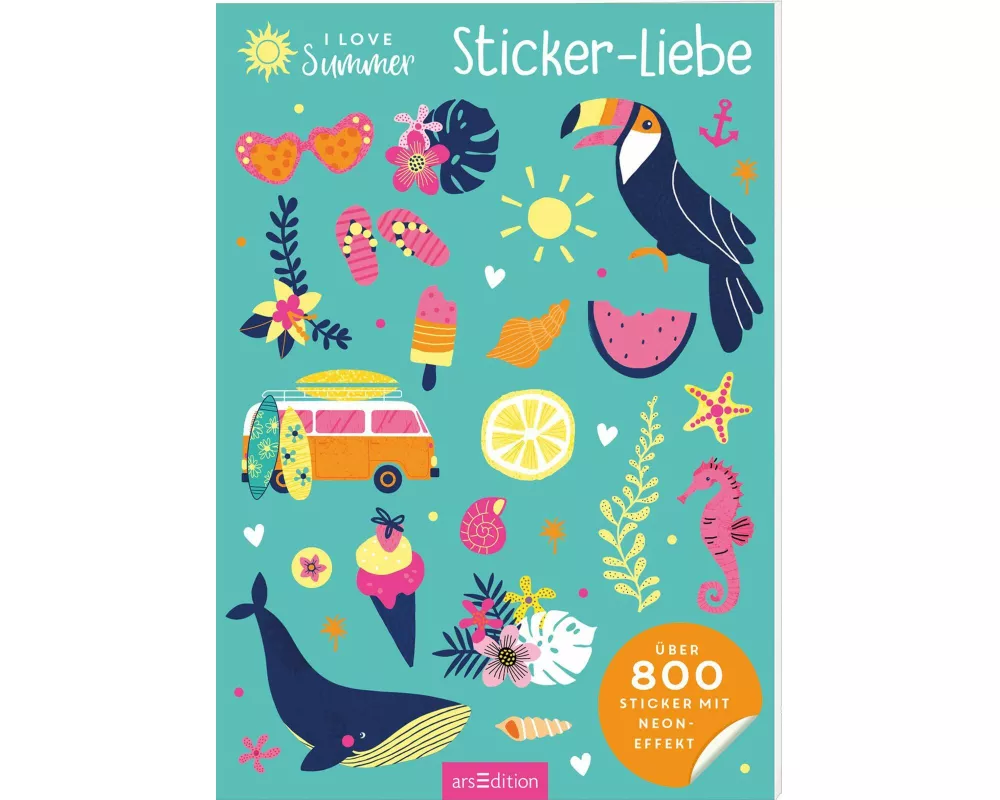 I Love Summer – Sticker-Liebe