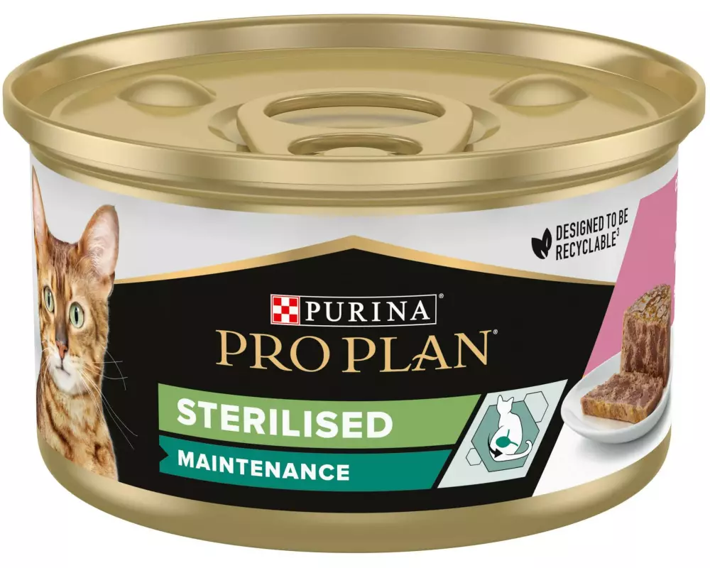 Purina Pro Plan Sterilised Maintenance mit Thunfisch und Lachs 24 x 85 g