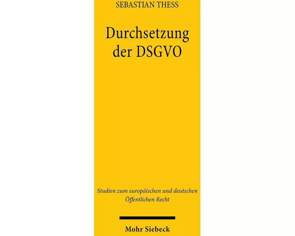 Durchsetzung der DSGVO