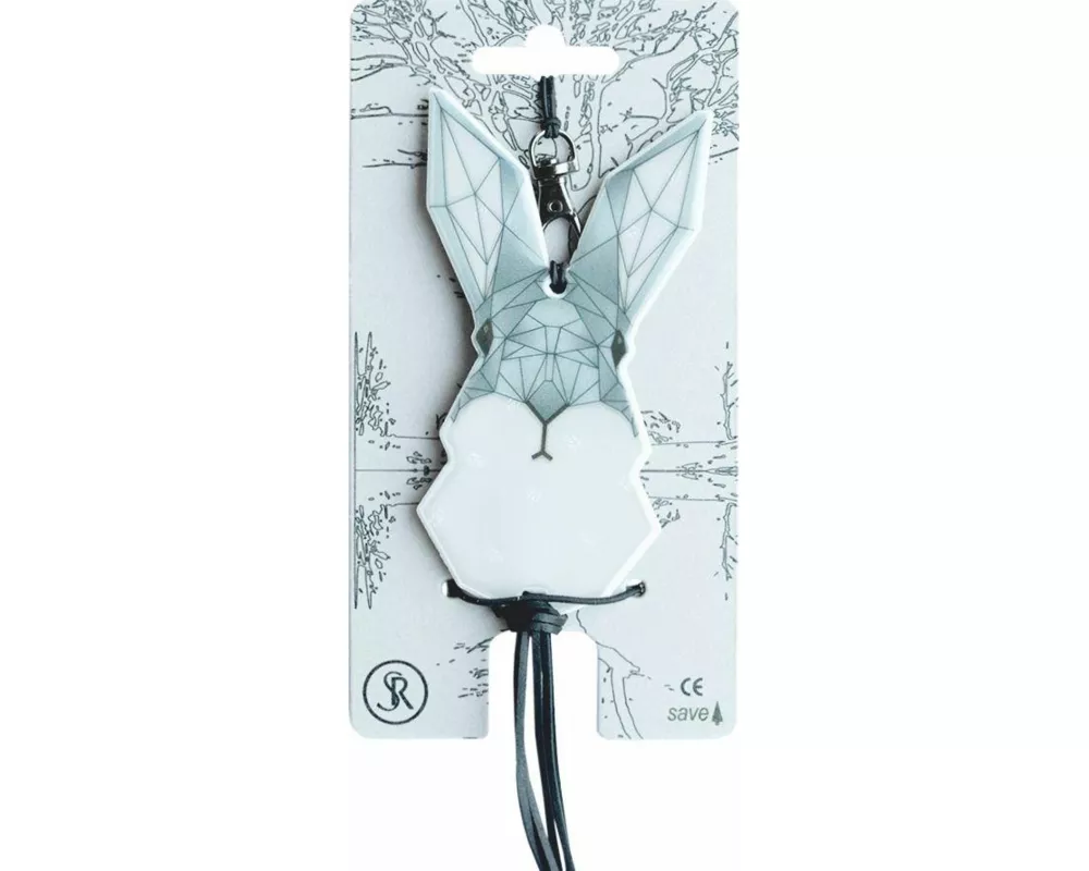 Softreflector ORIGAMI (Hase) Reflektor für Taschen und Kleidung
