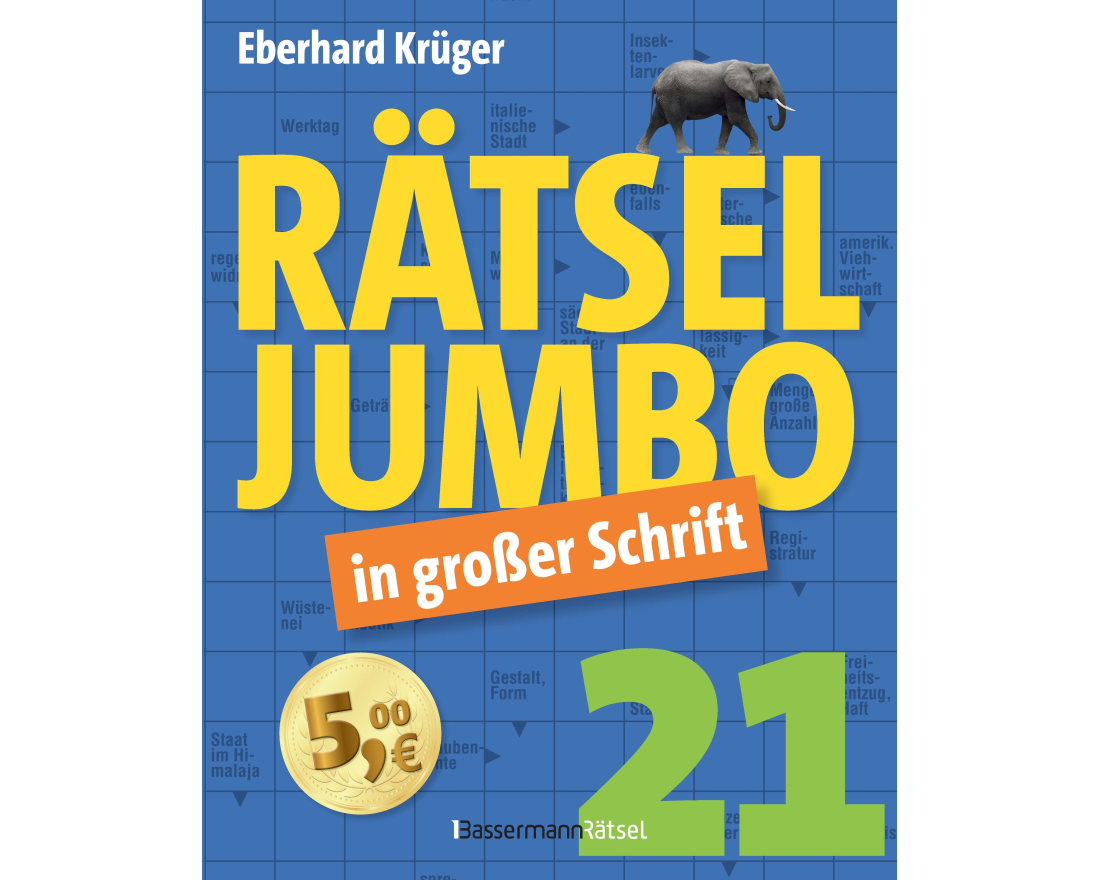 Rätseljumbo in großer Schrift 21
