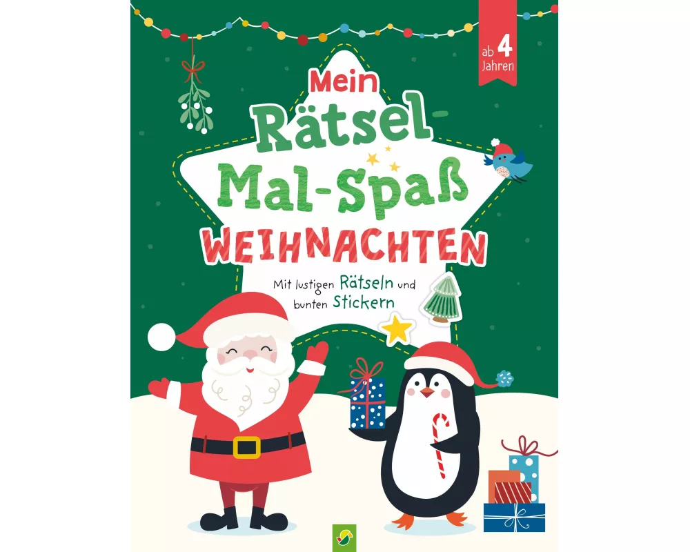 Mein Rätsel-Mal-Spaß Weihnachten