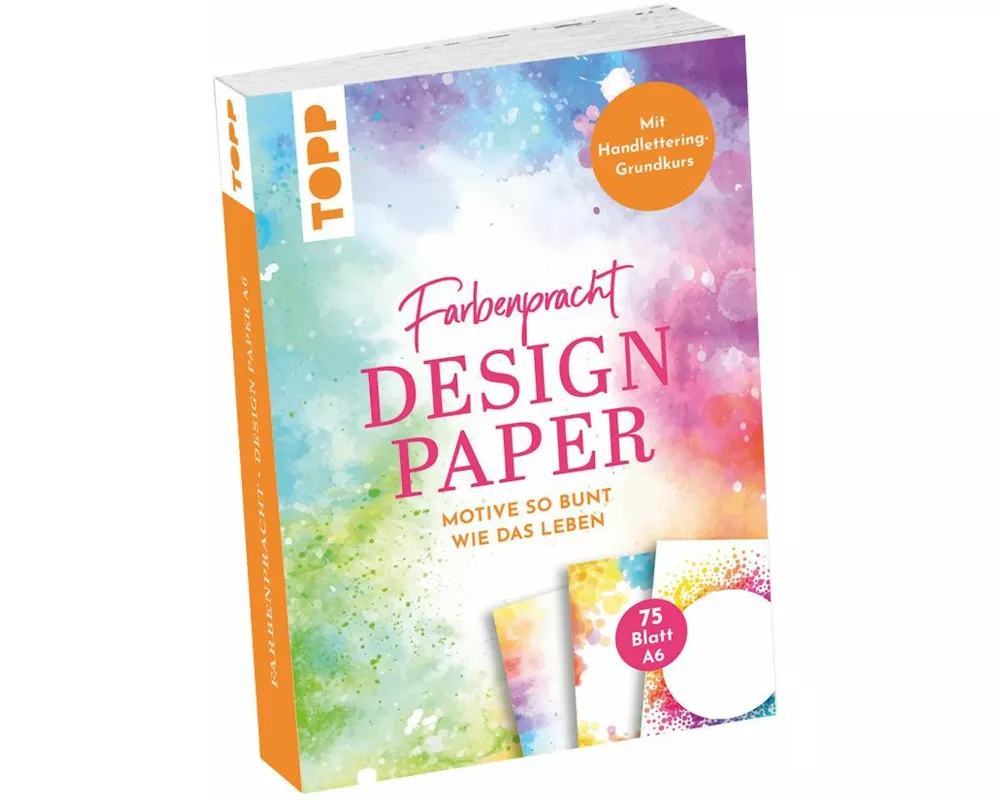 Design Paper Farbenpracht A6