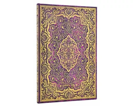 2026 Picaresque Maxi 18-month Vertical Hardcover Flexi Dayplanner 2025-2026 (Elastic Band Closure)