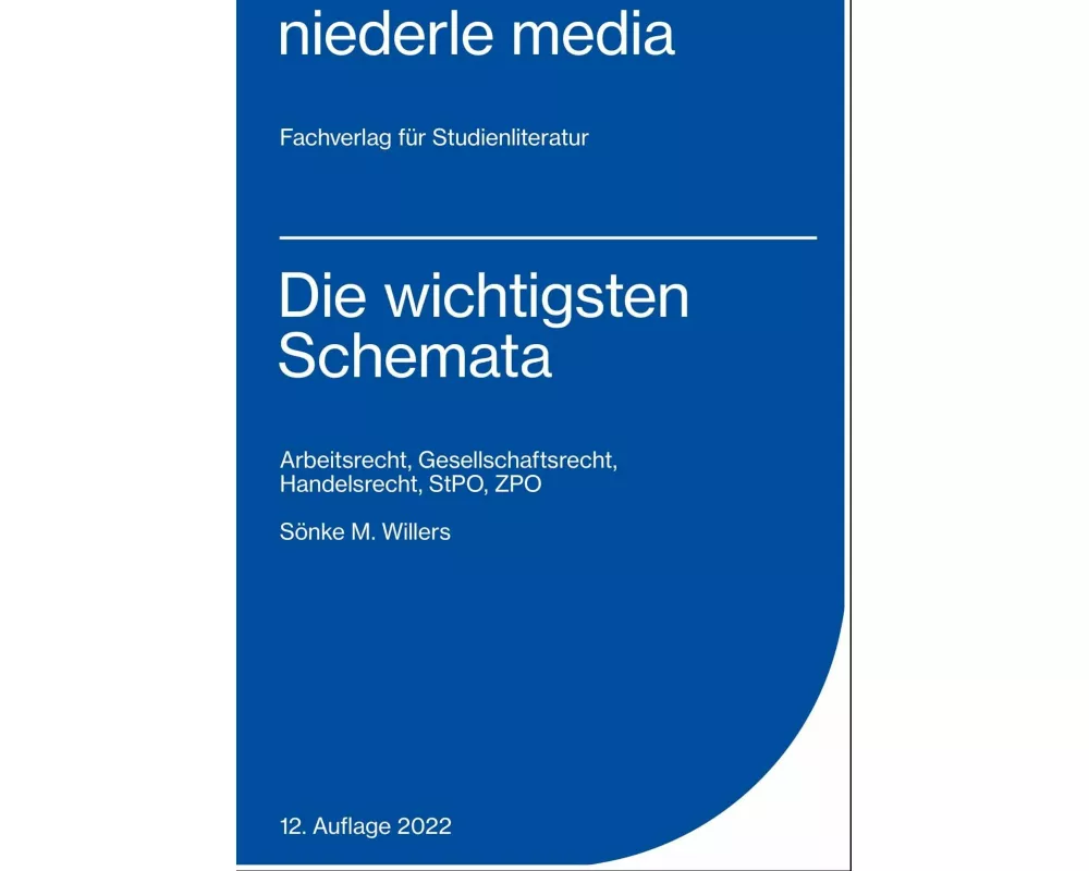 Die wichtigsten Schemata Nebengebiete