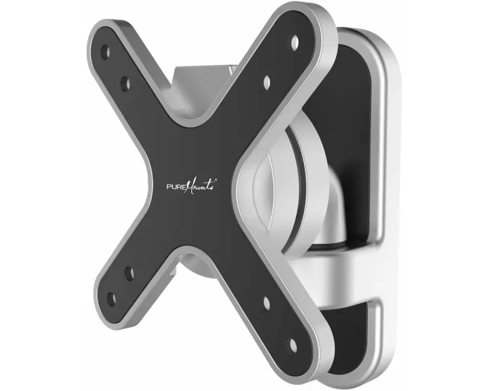 PureMounts Wandhalterung PM-STYLE-23A Grau/Schwarz