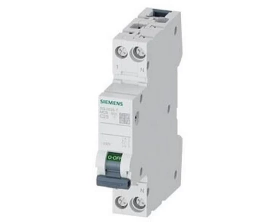 Siemens Leitungsschutzschalter 230 V 6kA, 1+N-polig/1TE C25
