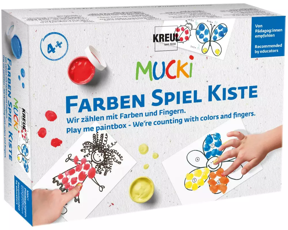 Kreul Fingerfarbe FarbenSpielKiste 8-teilig