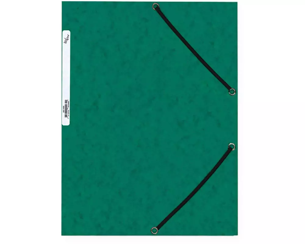 Büroline Gummibandmappe Karton, A4 Dunkelgrün