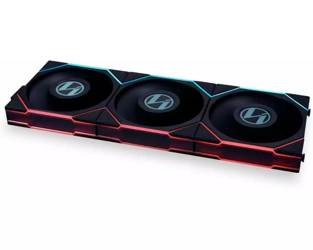 Lian Li PC-Lüfter UNI FAN TL LCD Reverse Blade - 120 mm 3er-Pack