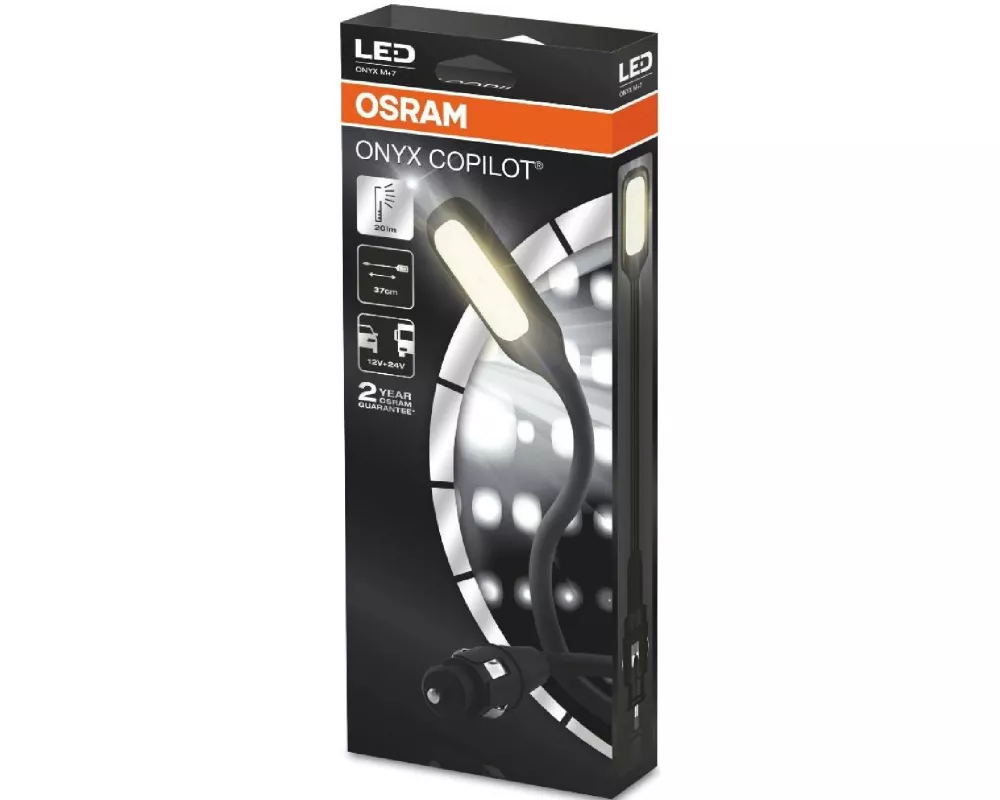OSRAM ONYX Copilot LED-Leseleuchte 12V/24V Bordsteckdose LKW/PKW