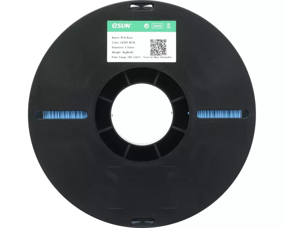 eSun Filament PLA Basic, Hellblau 1.75 mm 1 kg