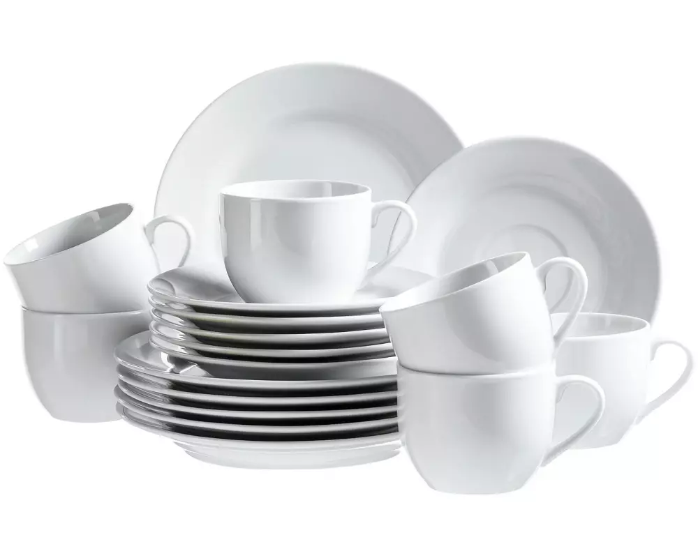 Mäser Kaffee-Service Young 18-teilig, Weiss