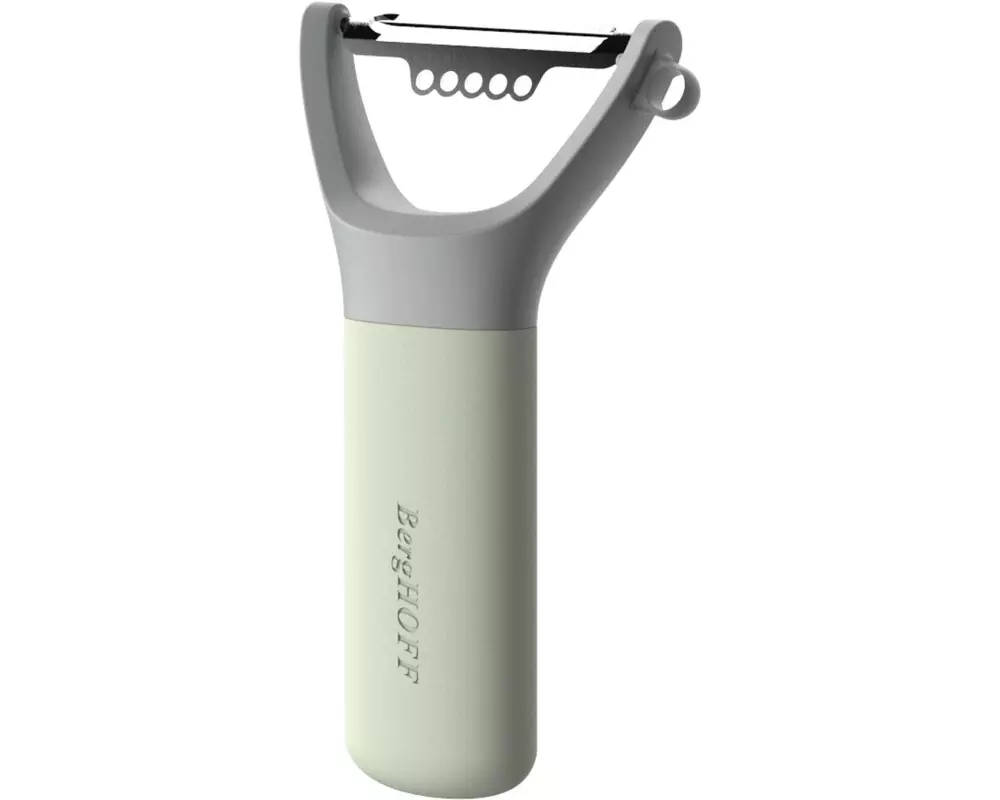 BergHOFF Sparschäler mit Zester Leo Balance Grau/Grün