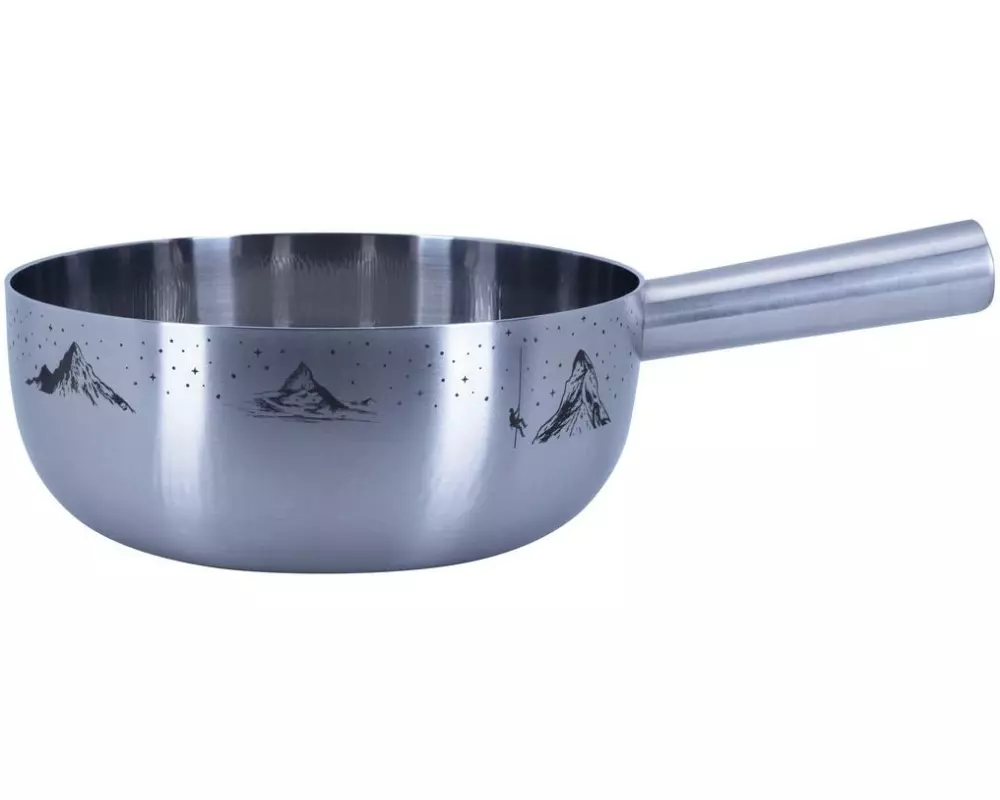 Nouvel Fondue-Caquelon Silber